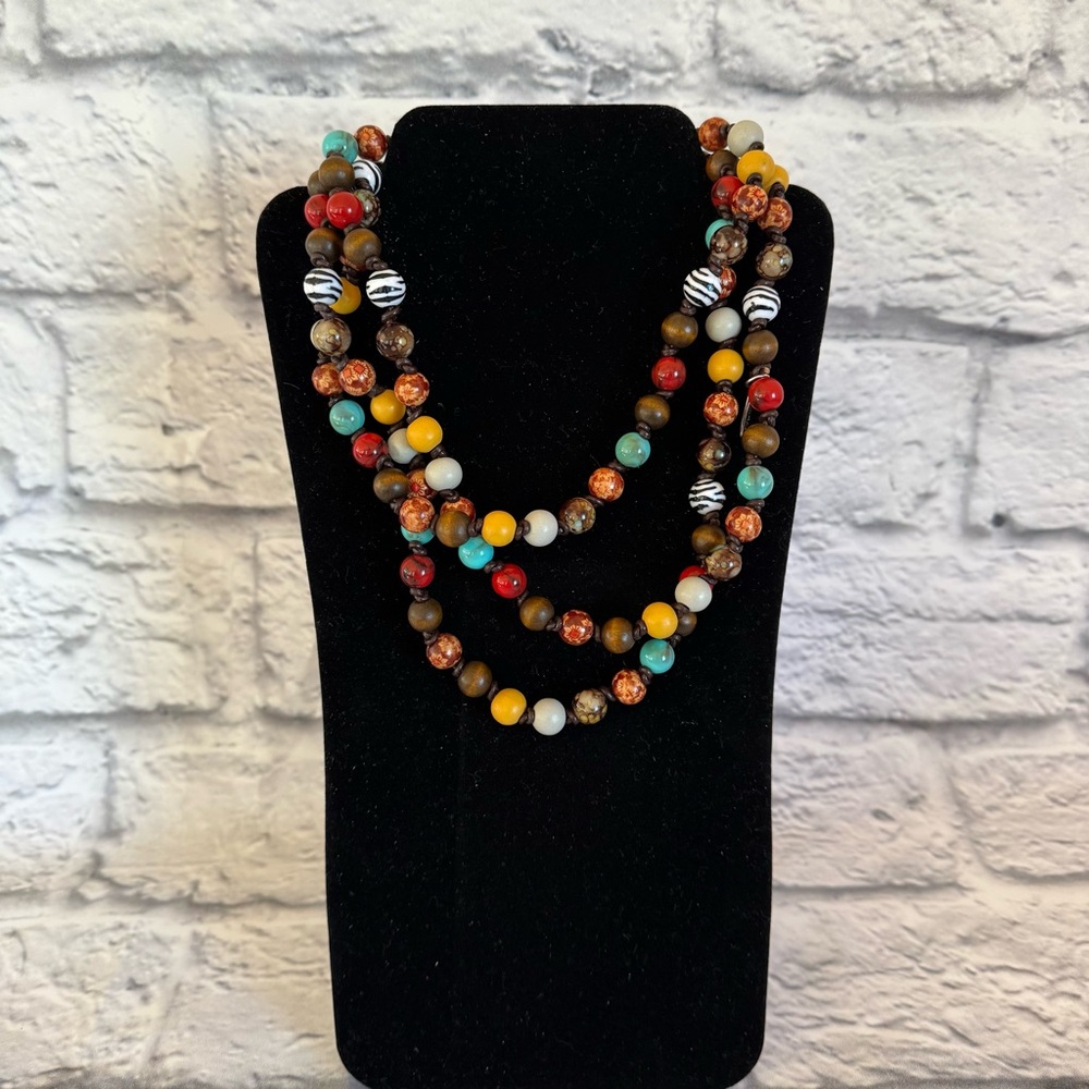 Multicolor Beaded Necklace
